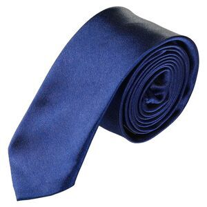 Skinny Business Ties Satin Solid Color Self-tied Necktie 140 x 5cm/55"; x 9"